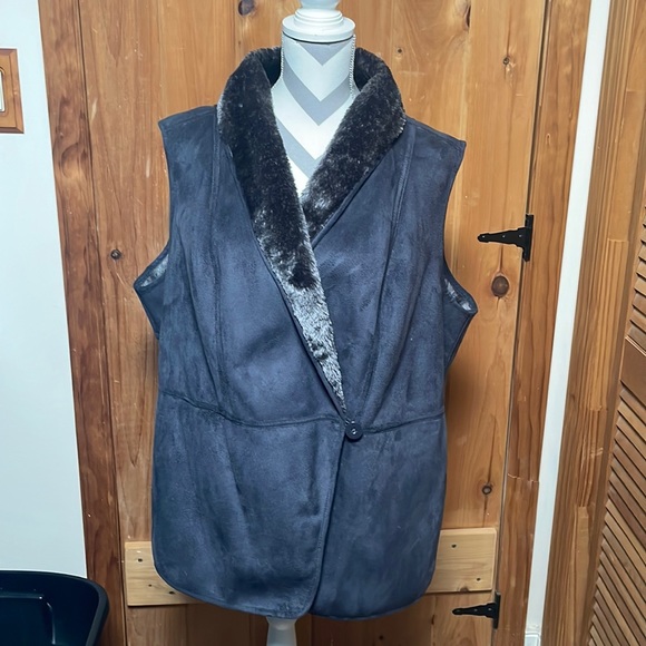 Source Unknown Jackets & Coats Gray Moleskin Vest 2x Poshmark